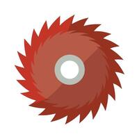 Saw disk vector illustration on white background