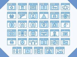 dark web icons design vector for web design and business