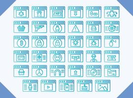 dark web icons design vector for web design and business