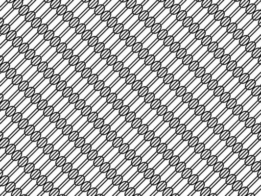 Stripe Line and Oval Shape Motifs Pattern, can use for Decoration, Wallpaper, Ornate, Background, Fabric, Textile, Fashion, Carpet, Tile, or Graphic Design Element. Vector Illustration