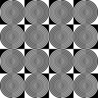 Stripe Circle Shape in Contrast Color, Black White, can use for Wallpaper, Cover, Greeting Card, Decoration Ornate, Ornament, Background, Wrapping, Fabric, Textile, Fashion, Tile, Carpet Pattern, etc vector