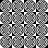 Stripe Circle Shape in Contrast Color, Black White, can use for Wallpaper, Cover, Greeting Card, Decoration Ornate, Ornament, Background, Wrapping, Fabric, Textile, Fashion, Tile, Carpet Pattern, etc vector