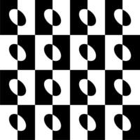 Oval Shape in Contrast Color, Black White, can use for Wallpaper, Cover, Greeting Card, Decoration Ornate, Ornament, Background, Wrapping, Fabric, Textile, Fashion, Tile, Carpet Pattern, etc. Vector