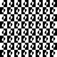 Oval Shape in Contrast Color, Black White, can use for Wallpaper, Cover, Greeting Card, Decoration Ornate, Ornament, Background, Wrapping, Fabric, Textile, Fashion, Tile, Carpet Pattern, etc. Vector