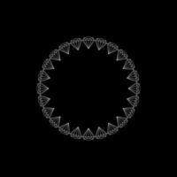 Diamond in Circle Shaped, can use for Art Illustration, Logo Gram, Frame Work, Background, Pictogram, Website, Apps, or Graphic Design Element. Vector Illustration