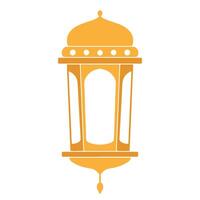 Simple Ramadan Lantern Flat Design vector