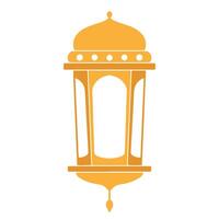 Simple Ramadan Lantern Flat Design vector