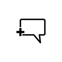 Chat Speech Bubble  Icon vector design templates