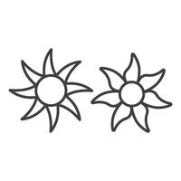 flower Icon vector design templates