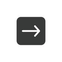 arrow and play button icon vector design template