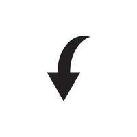arrow and play button icon vector design template