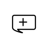 Chat Speech Bubble  Icon vector design templates