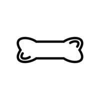 dog bone icon vector design template