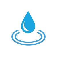 agua soltar icono vector diseño modelo