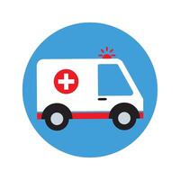 ambulance icon vector design template