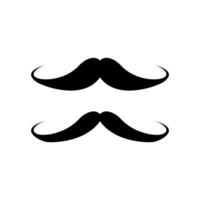 Bigote icono vector diseño plantillas