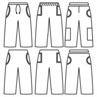 pant icon vector design templates