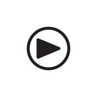 arrow and play button icon vector design template