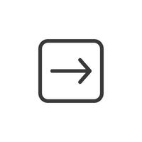 arrow and play button icon vector design template