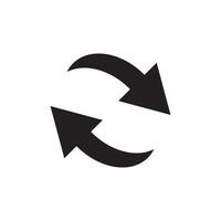 arrow and play button icon vector design template