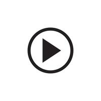 arrow and play button icon vector design template