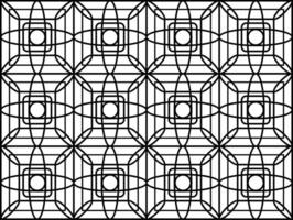 arabic geometric seamless ornament pattern. Monochrome abstract line texture in Arabic style. Decorative vintage lattice background. Abstract ornament for fabric, wrapping. vector