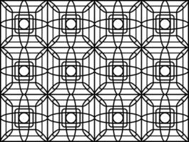 Arábica geométrico sin costura ornamento modelo. monocromo resumen línea textura en Arábica estilo. decorativo Clásico enrejado antecedentes. resumen ornamento para tela, envase. vector