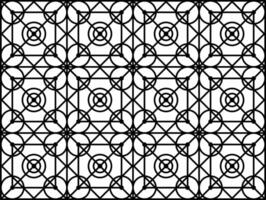 arabic geometric seamless ornament pattern. Monochrome abstract line texture in Arabic style. Decorative vintage lattice background. Abstract ornament for fabric, wrapping. vector