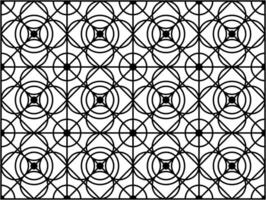arabic geometric seamless ornament pattern. Monochrome abstract line texture in Arabic style. Decorative vintage lattice background. Abstract ornament for fabric, wrapping. vector