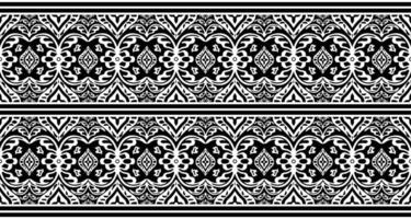 textil tela frontera motivo modelo para un geométrico oriental sin costura modelo. frontera decoración. diseño para fondo, fondo de pantalla, vector ilustración, textil, batik, alfombra, tela, ropa