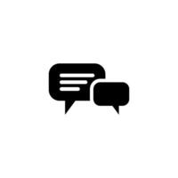 Chat Speech Bubble  Icon vector design templates