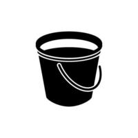 bucket icon vector design template