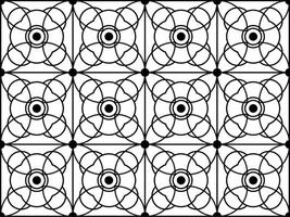 arabic geometric seamless ornament pattern. Monochrome abstract line texture in Arabic style. Decorative vintage lattice background. Abstract ornament for fabric, wrapping. vector