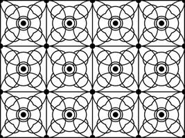 Arábica geométrico sin costura ornamento modelo. monocromo resumen línea textura en Arábica estilo. decorativo Clásico enrejado antecedentes. resumen ornamento para tela, envase. vector