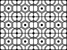 arabic geometric seamless ornament pattern. Monochrome abstract line texture in Arabic style. Decorative vintage lattice background. Abstract ornament for fabric, wrapping. vector