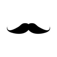 Bigote icono vector diseño plantillas