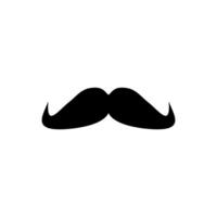 Bigote icono vector diseño plantillas