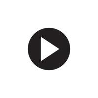 arrow and play button icon vector design template