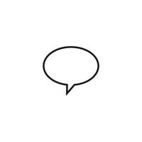 Chat Speech Bubble  Icon vector design templates