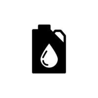 Bottle engine oil  icon vector design template