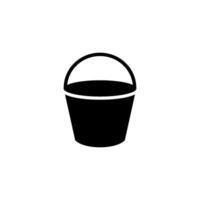 bucket icon vector design template