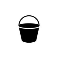 bucket icon vector design template