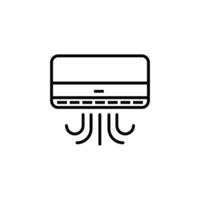 air conditioning icon vector design template