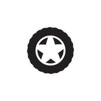 tire icon vector design template