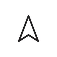 arrow and play button icon vector design template
