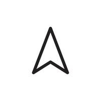 arrow and play button icon vector design template