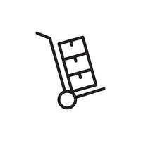 trolley icon design vector templates