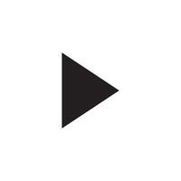 arrow and play button icon vector design template