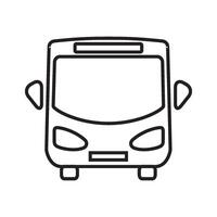 bus icon vector design template