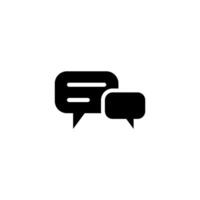 Chat Speech Bubble  Icon vector design templates